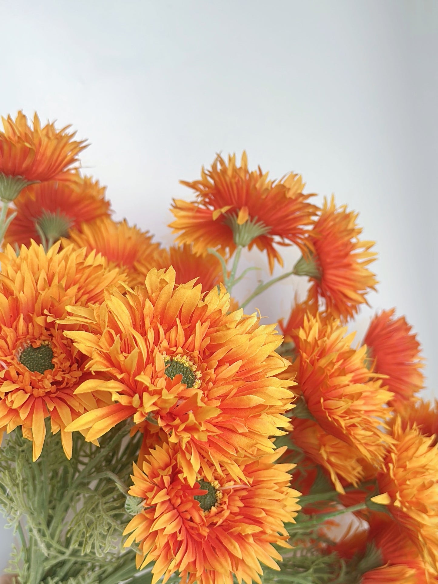 Artificial Gerbera Daisy in Golden Yellow (Single-Stem Price)
