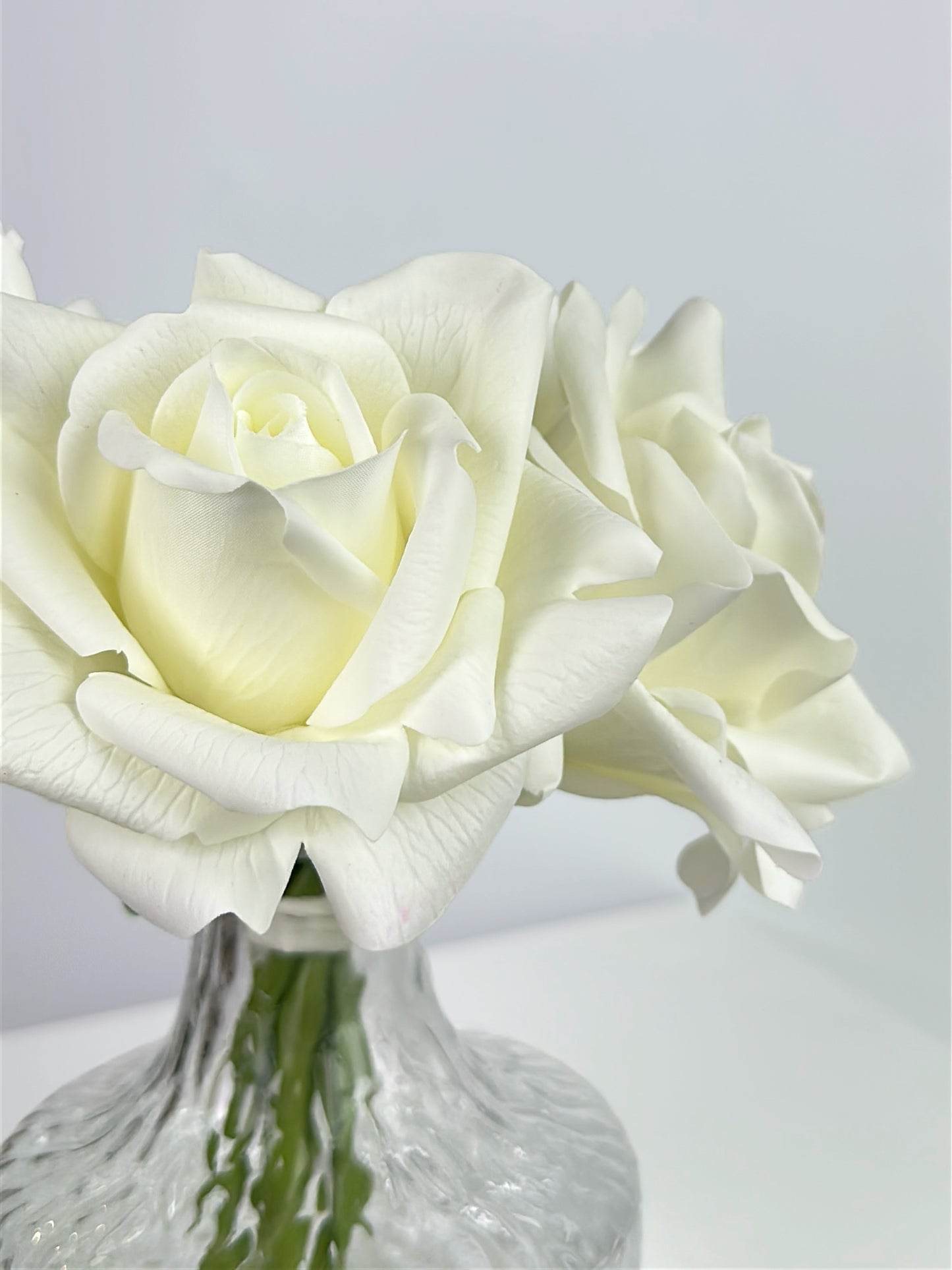 Deluxe Rose Bouquet in Cream White (Bouquet Price)