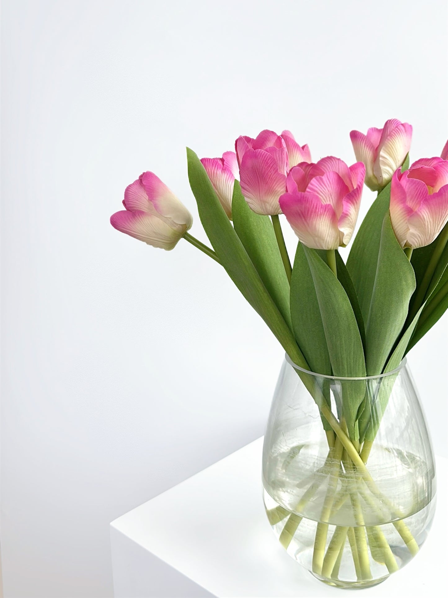 Pink Real Touch Tulip Bouquet