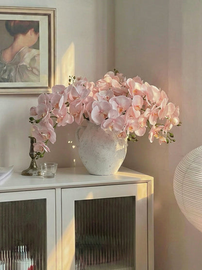 Deluxe Real Touch Phalaenopsis Orchid in Blush Pink (Single-Stem Price)