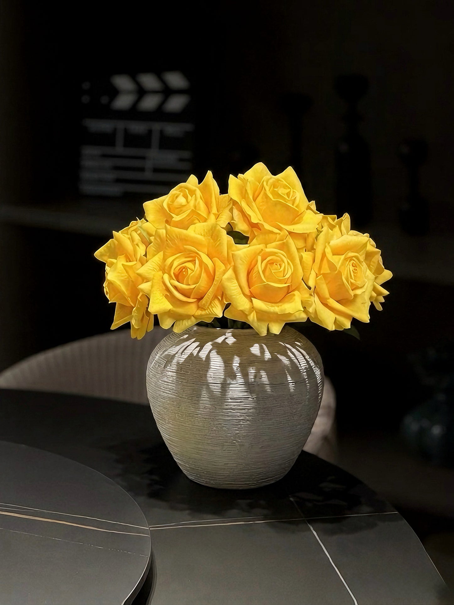 Deluxe Real Touch Rose in Sun-Kissed Yellow (Single-Stem Price)