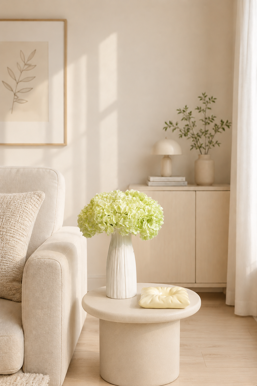Cream Green Hydrangea Bouquet ( Bouquet Price)