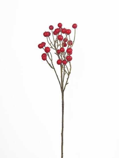 Artificial Red Berry Spray (Single-Stem Price)