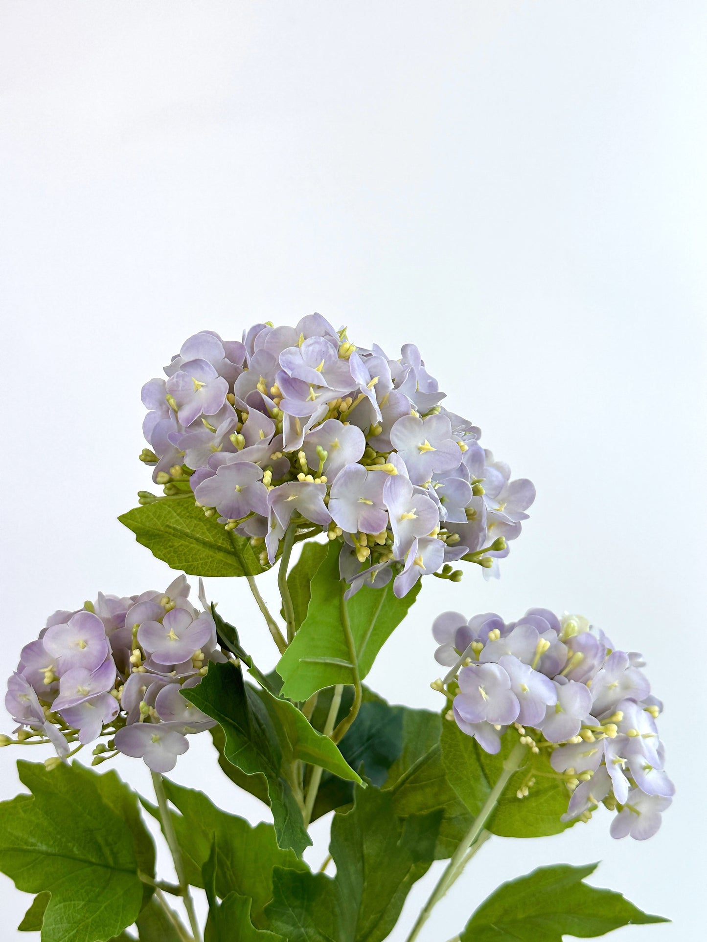 Artificial 4-Head Real Touch Snowball in Lavender Purple