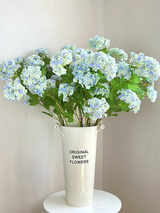 Artificial 5-Head  Real Touch Snowball in Blue