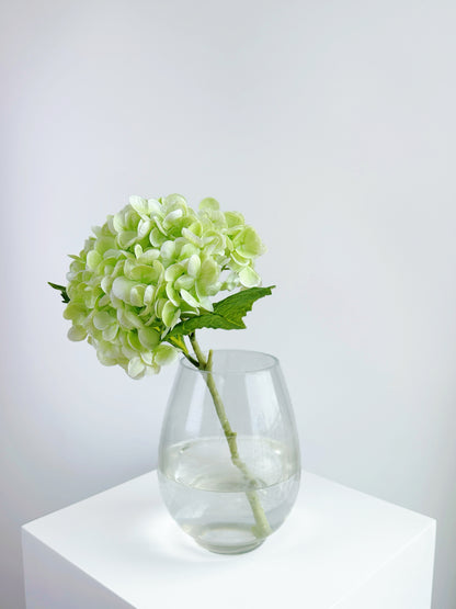 Cream Green Real Touch Hydrangea