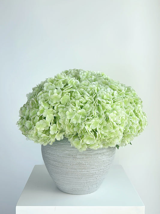 Cream Green Hydrangea Bouquet