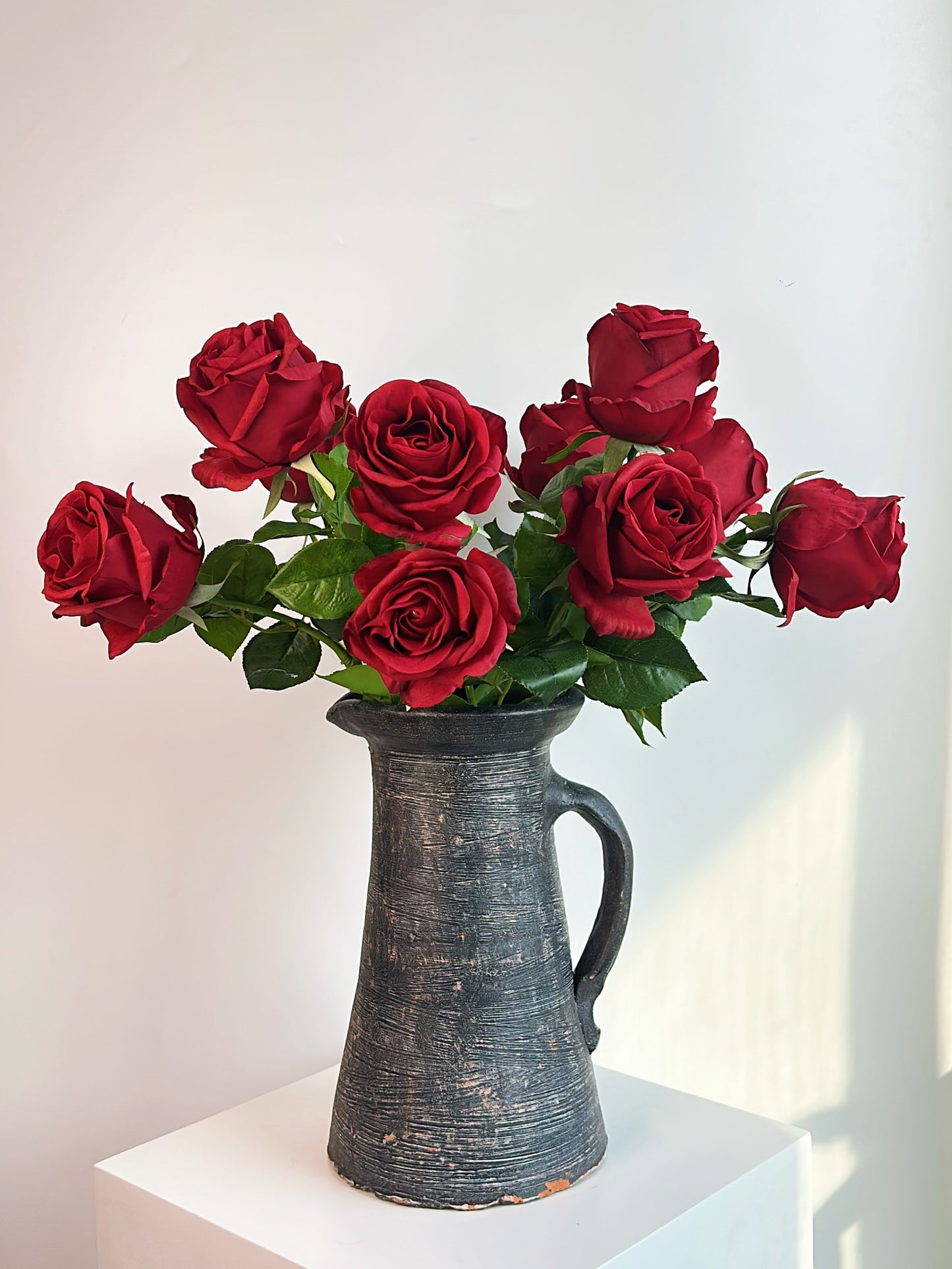 Deluxe Real Touch Rose in Classic Red (Single-Stem Price)