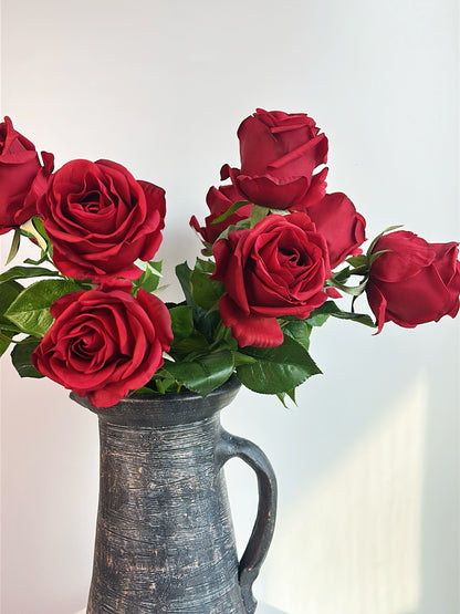 Deluxe Real Touch Rose in Classic Red (Single-Stem Price)