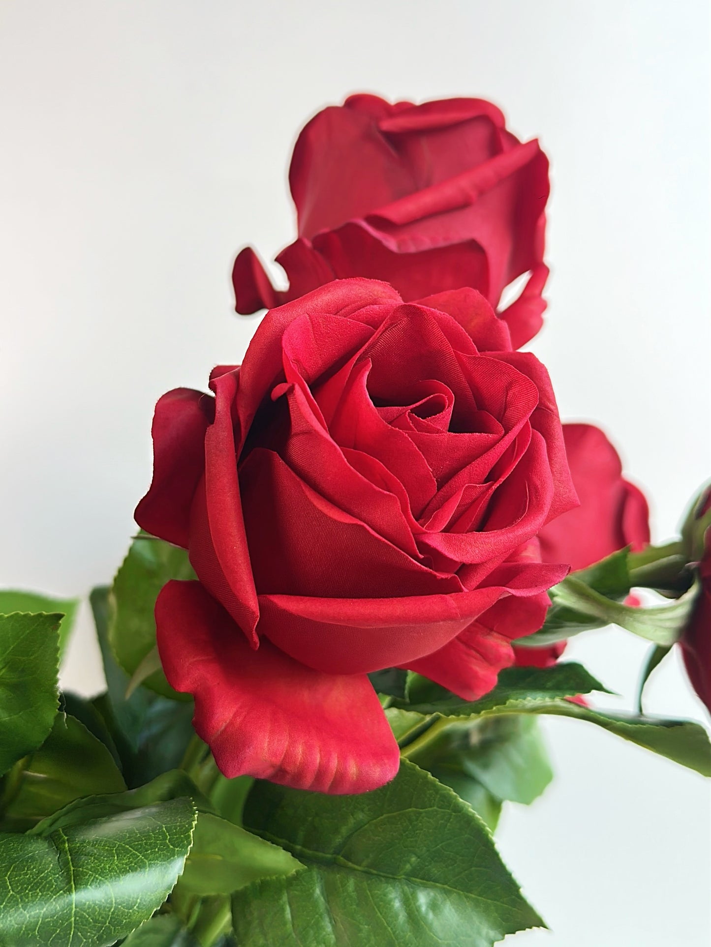 Deluxe Real Touch Rose in Classic Red (Single-Stem Price)
