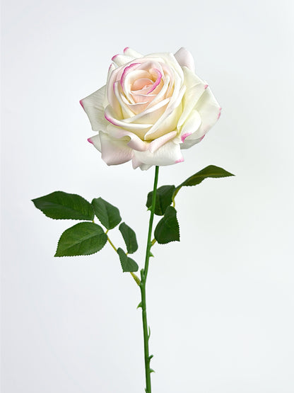 Deluxe Real Touch Rose in Blush Pink