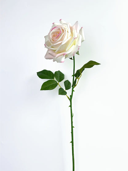 Deluxe Real Touch Rose in Blush Pink