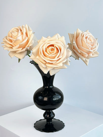 Deluxe Real Touch Rose in Champagne Color