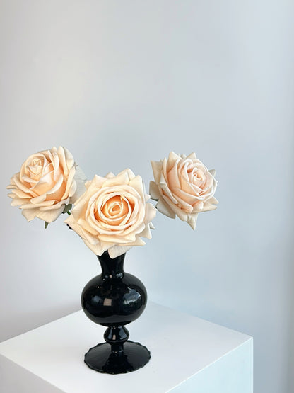 Deluxe Real Touch Rose in Champagne Color