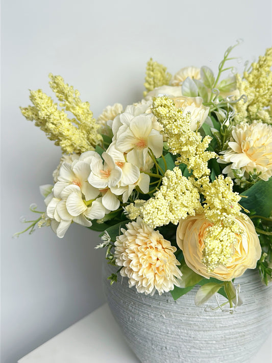 Floral Garden in Creamy Ivory (Bundle Price)