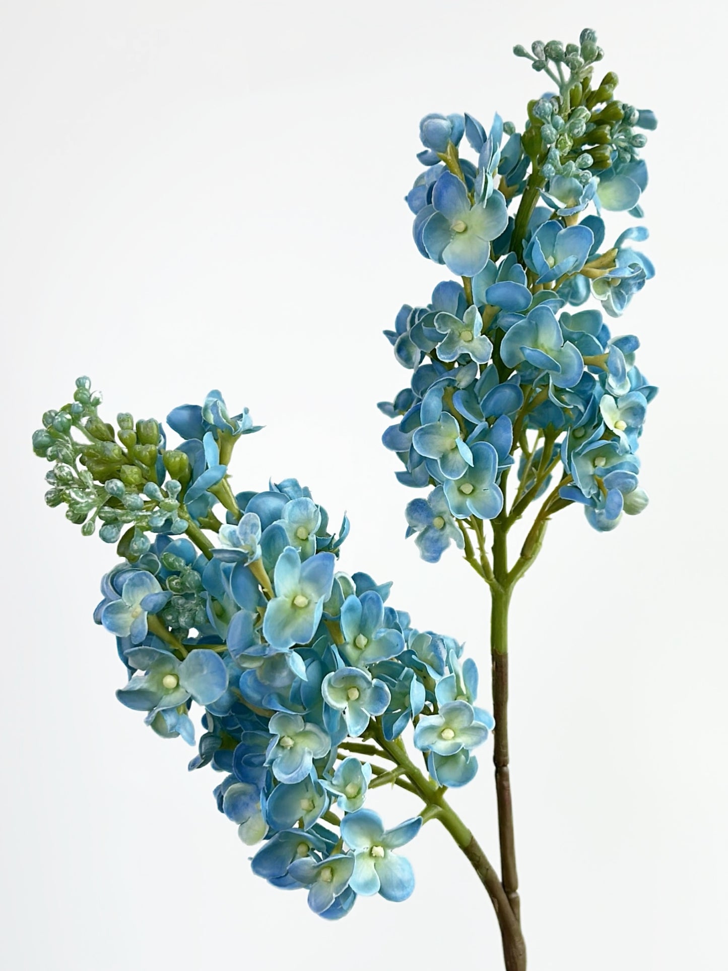 Macaron Blue Real Touch Lilac Blooming Branch