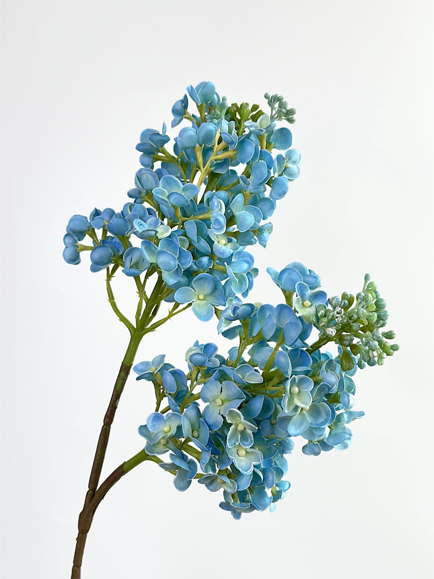 Macaron Blue Real Touch Lilac Blooming Branch