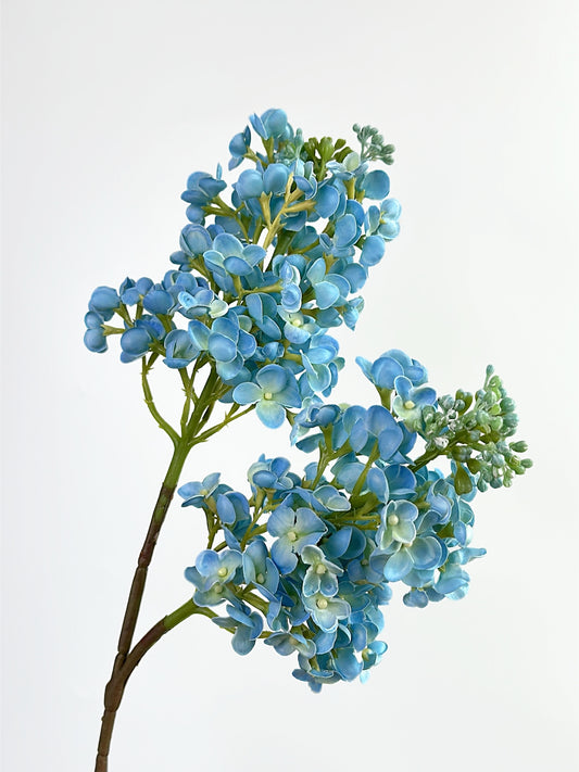 Macaron Blue Real Touch Lilac Blooming Branch