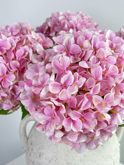 Real Touch Long Stem Hydrangea in Light Pink