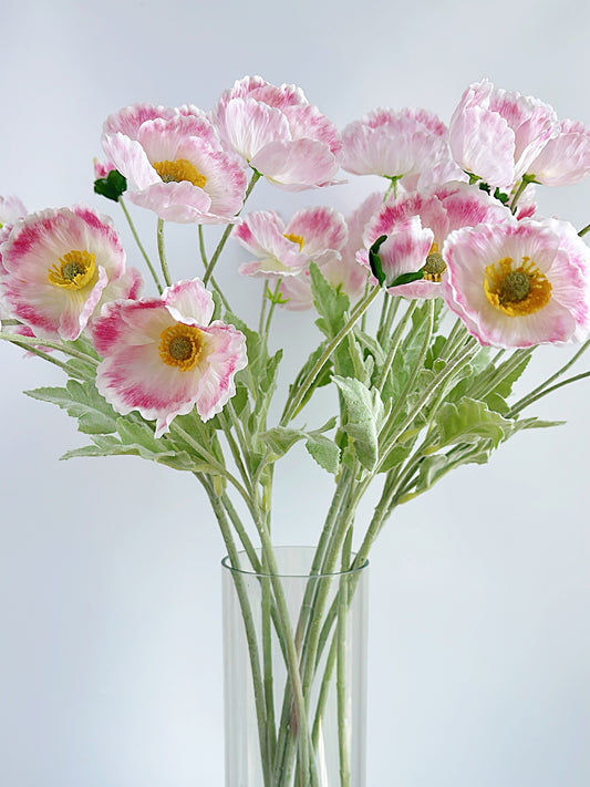 Real Touch Poppy in Fuchsia Pink