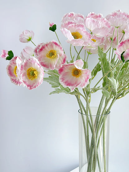 Real Touch Poppy in Fuchsia Pink