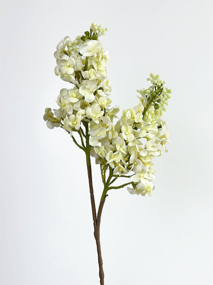Cream Real Touch Lilac Blooming Branch