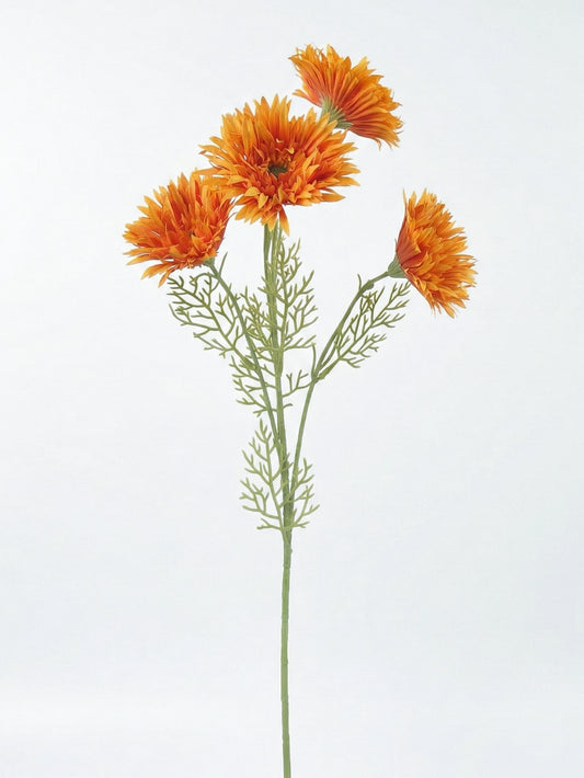 Artificial Gerbera Daisy in Golden Yellow (Single-Stem Price)